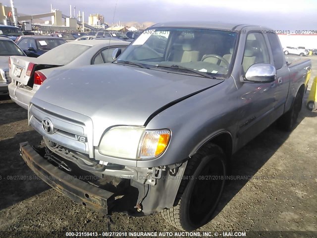 5TBRT34133S426200 - 2003 TOYOTA TUNDRA ACCESS CAB SR5 SILVER photo 2