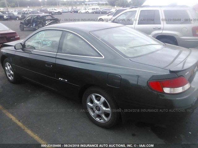 2T1CF28P3YC311710 - 2000 TOYOTA CAMRY SOLARA SE/SLE Yaşıl foto 3