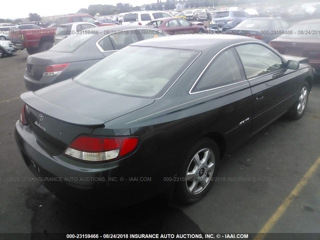 2T1CF28P3YC311710 - 2000 TOYOTA CAMRY SOLARA SE/SLE Yaşıl foto 4