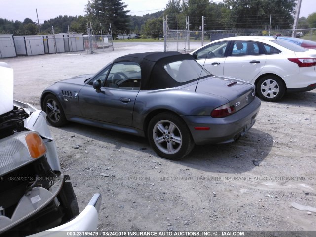 WBACH9343YLF89922 - 2000 BMW Z3 2.3 BLUE photo 3