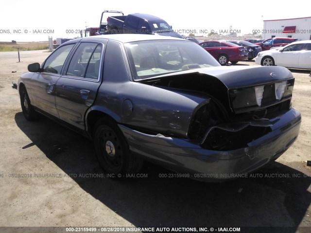 2FAHP71WX6X130216 - 2006 FORD CROWN VICTORIA POLICE INTERCEPTOR GRAY photo 3