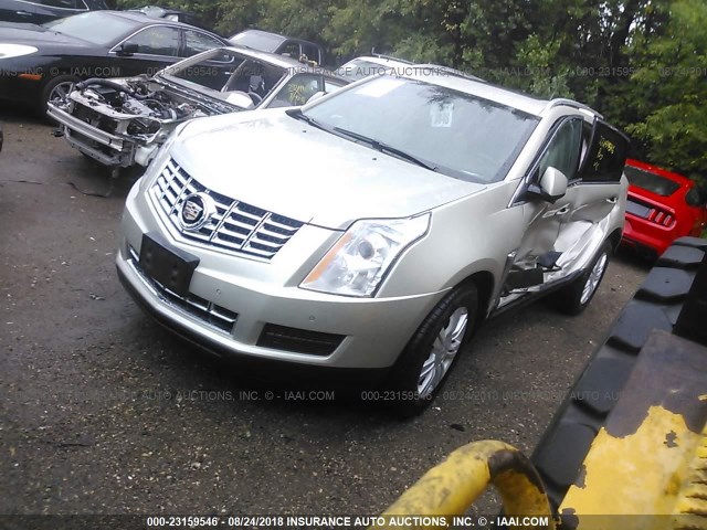 3GYFNGE34DS583513 - 2013 CADILLAC SRX LUXURY COLLECTION GOLD photo 2