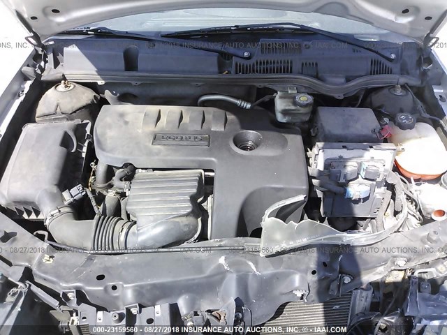 1G8AN12F25Z174324 - 2005 SATURN ION LEVEL 2 SILVER photo 10