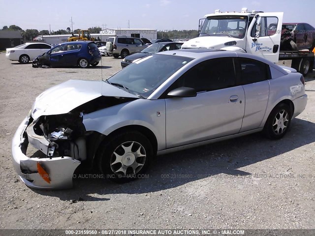 1G8AN12F25Z174324 - 2005 SATURN ION LEVEL 2 SILVER photo 2