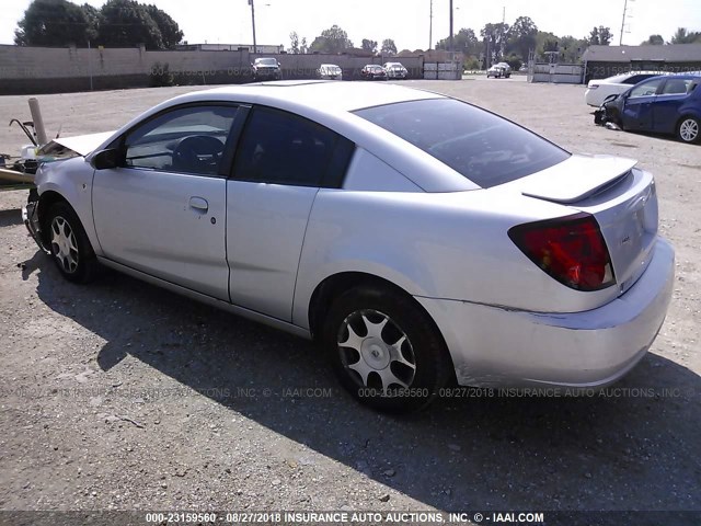 1G8AN12F25Z174324 - 2005 SATURN ION LEVEL 2 SILVER photo 3