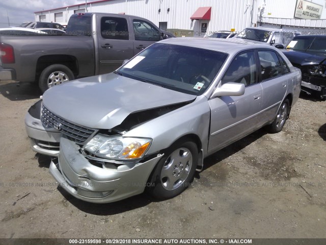 4T1BF28BX4U380824 - 2004 TOYOTA AVALON XL/XLS SILVER photo 2