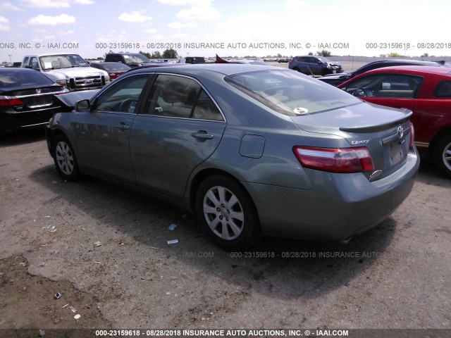4T1BK46K27U514501 - 2007 TOYOTA CAMRY NEW GENERAT LE/XLE/SE GREEN photo 3