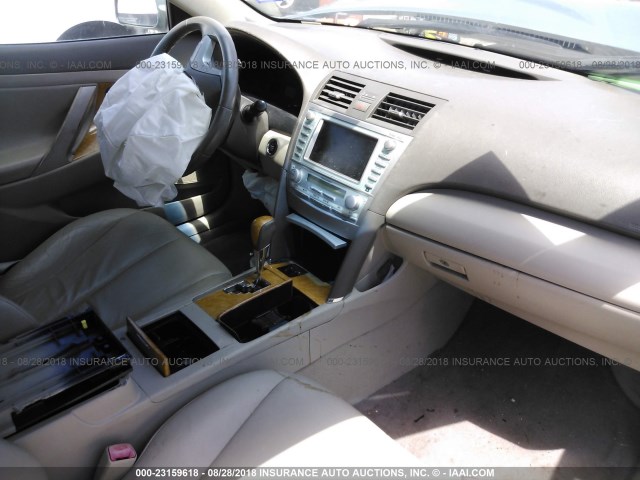 4T1BK46K27U514501 - 2007 TOYOTA CAMRY NEW GENERAT LE/XLE/SE GREEN photo 5