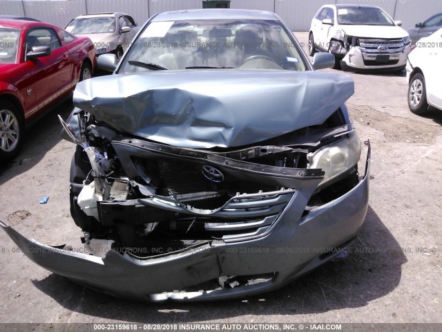 4T1BK46K27U514501 - 2007 TOYOTA CAMRY NEW GENERAT LE/XLE/SE GREEN photo 6