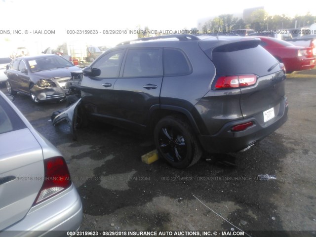 1C4PJLCXXJD528192 - 2018 JEEP CHEROKEE LATITUDE Szary zdjęcie 3