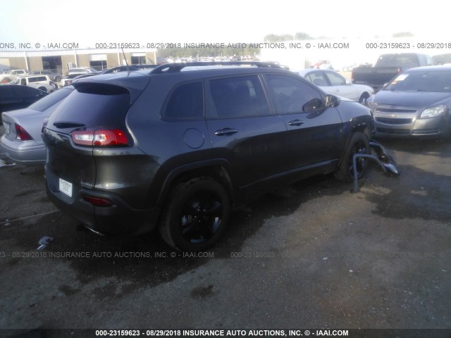 1C4PJLCXXJD528192 - 2018 JEEP CHEROKEE LATITUDE Szary zdjęcie 4
