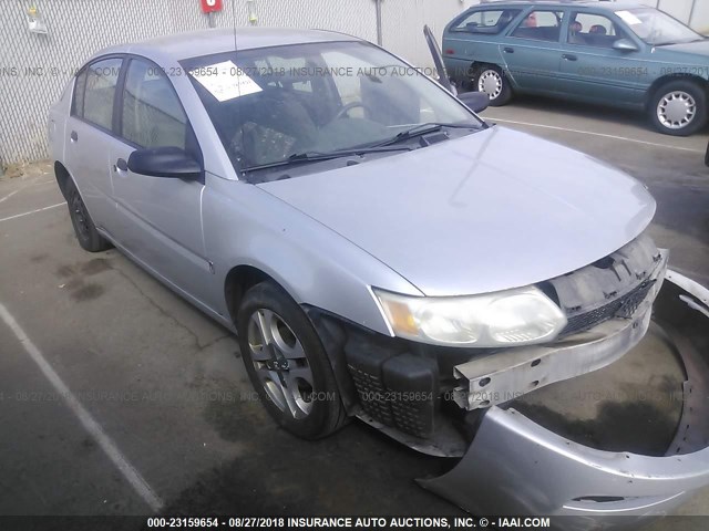 1G8AG52FX4Z215993 - 2004 SATURN ION LEVEL 1 SILVER photo 1