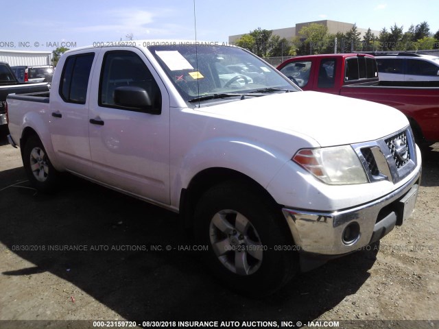 1N6AD07W09C427514 - 2009 NISSAN FRONTIER CREW CAB SE/LE/NISMO WHITE photo 1