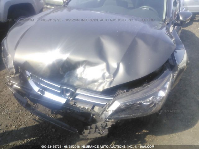 1HGCR2F31EA061277 - 2014 HONDA ACCORD LX GRAY photo 6