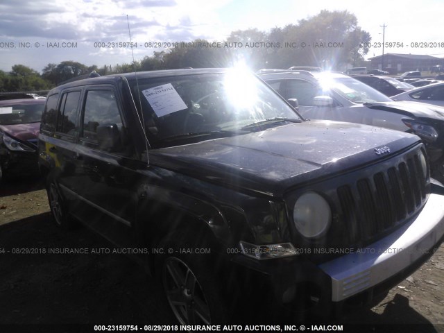 1J8FF48W08D542396 - 2008 JEEP PATRIOT LIMITED BLACK photo 1