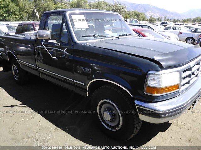 2FTHF25GXNCB15059 - 1992 FORD F250 GREEN photo 1