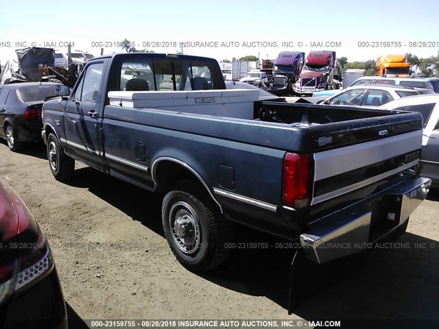 2FTHF25GXNCB15059 - 1992 FORD F250 GREEN photo 3