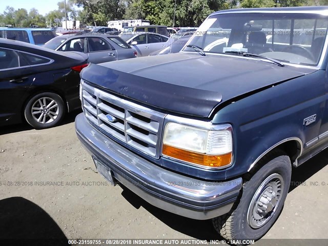 2FTHF25GXNCB15059 - 1992 FORD F250 GREEN photo 6