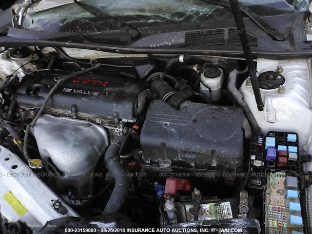 4T1BE32K14U316625 - 2004 TOYOTA CAMRY LE/XLE/SE 白色 照片 10