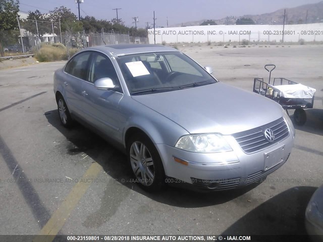 WVWRU63B85P005764 - 2005 VOLKSWAGEN PASSAT GLX SILVER photo 1