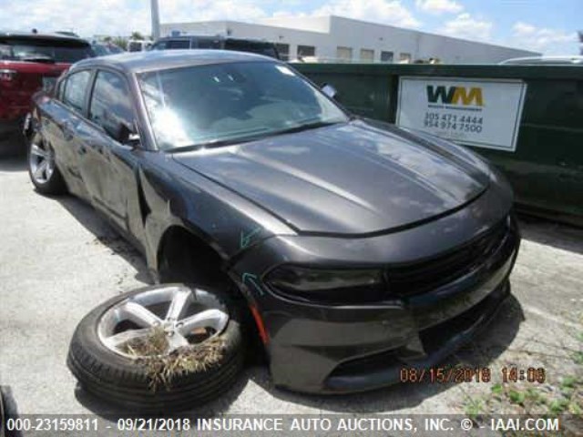 2C3CDXCT4JH233493 - 2018 DODGE CHARGER R/T GRAY photo 1