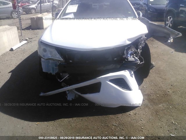 4T1BF1FK6CU555551 - 2012 TOYOTA CAMRY SE/LE/XLE თეთრი ფოტო 6