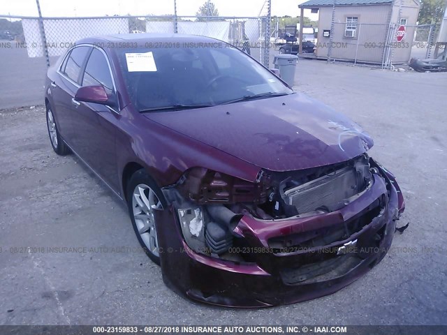 1G1ZK57789F229658 - 2009 CHEVROLET MALIBU LTZ 栗色 照片 1