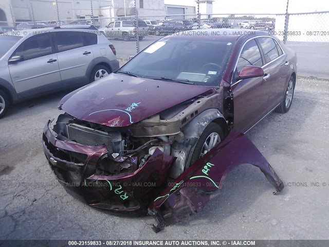 1G1ZK57789F229658 - 2009 CHEVROLET MALIBU LTZ 栗色 照片 2