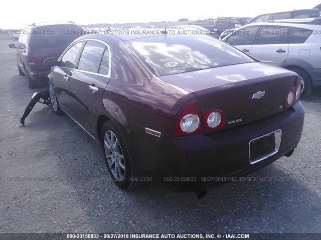 1G1ZK57789F229658 - 2009 CHEVROLET MALIBU LTZ 栗色 照片 3