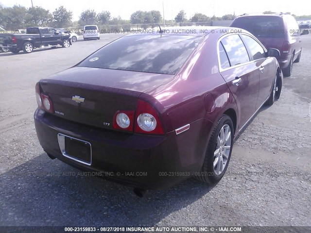 1G1ZK57789F229658 - 2009 CHEVROLET MALIBU LTZ 栗色 照片 4