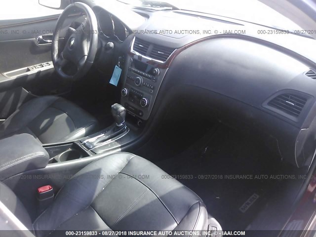 1G1ZK57789F229658 - 2009 CHEVROLET MALIBU LTZ 栗色 照片 5