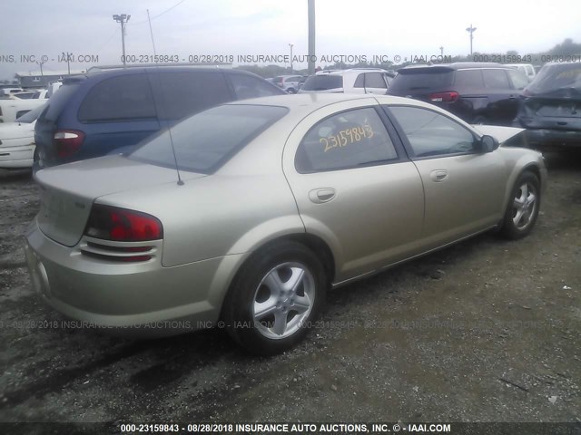 1B3EL46X65N679471 - 2005 DODGE STRATUS SXT GOLD photo 4