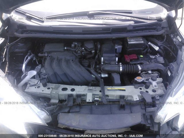 3N1CE2CP8GL390266 - 2016 NISSAN VERSA NOTE S/S PLUS/SV/SL/SR BLACK photo 10