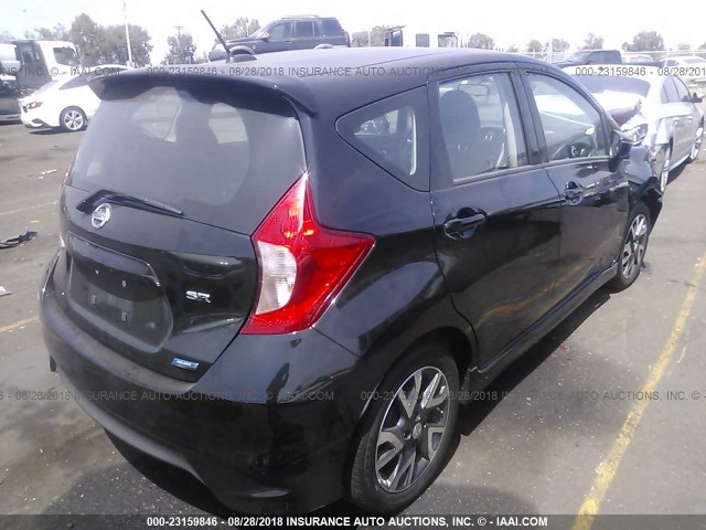 3N1CE2CP8GL390266 - 2016 NISSAN VERSA NOTE S/S PLUS/SV/SL/SR BLACK photo 4