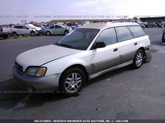 4S3BH675847644140 - 2004 SUBARU LEGACY OUTBACK AWP 白色 照片 2