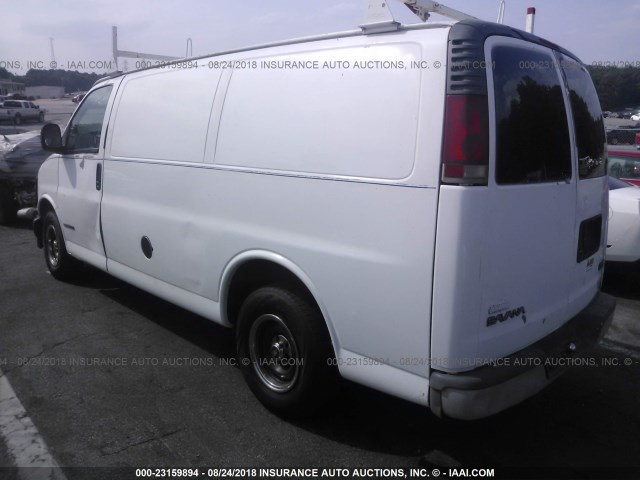 1GTEG15M3X1001375 - 1999 GMC SAVANA G1500 WHITE photo 3