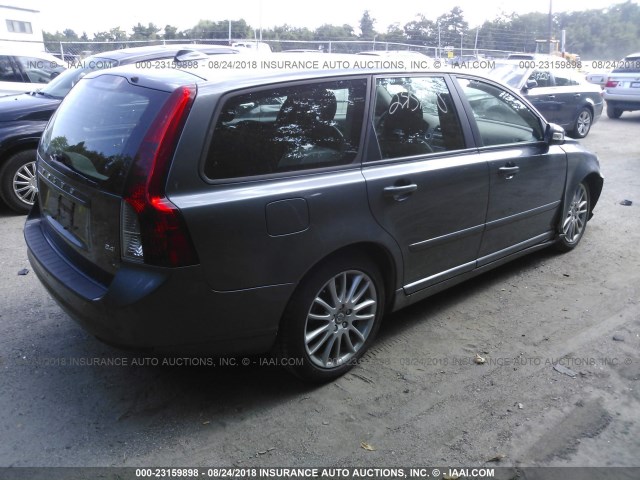 YV1382MW8A2528188 - 2010 VOLVO V50 2.4I GRAY photo 4