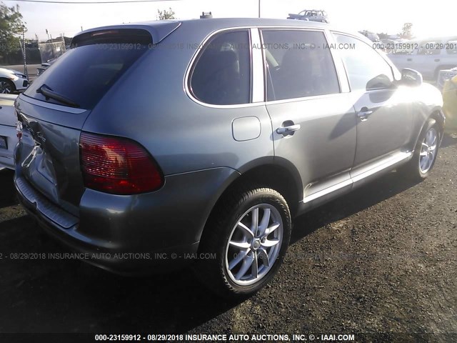 WP1AC29PX4LA90350 - 2004 PORSCHE CAYENNE TURBO GRAY photo 4