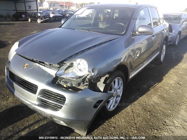 WP1AC29PX4LA90350 - 2004 PORSCHE CAYENNE TURBO GRAY photo 6