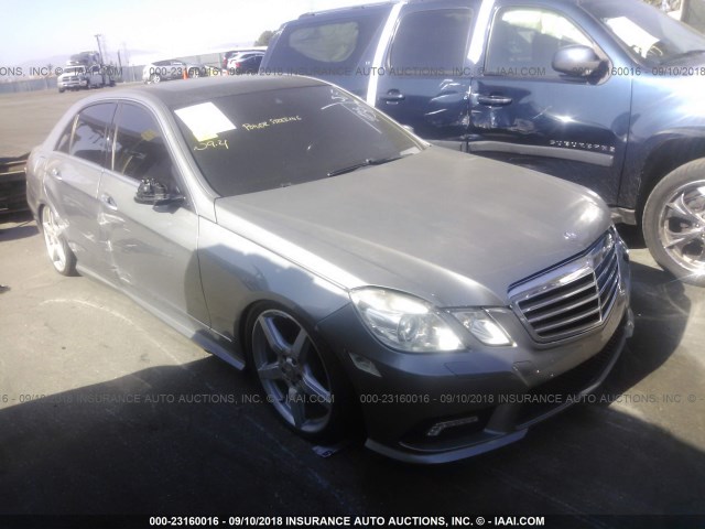 WDDHF7CB2AA127373 - 2010 MERCEDES-BENZ E 550 GRAY photo 1