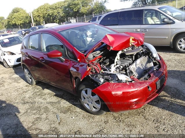 3N1CE2CP3FL403729 - 2015 NISSAN VERSA NOTE S/S PLUS/SV/SL/SR RED photo 1