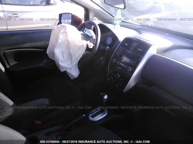 3N1CE2CP3FL403729 - 2015 NISSAN VERSA NOTE S/S PLUS/SV/SL/SR RED photo 5