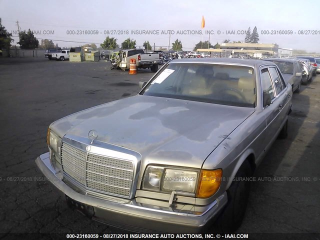 WDBCA39E1MA593148 - 1991 MERCEDES-BENZ 560 SEL GOLD photo 2