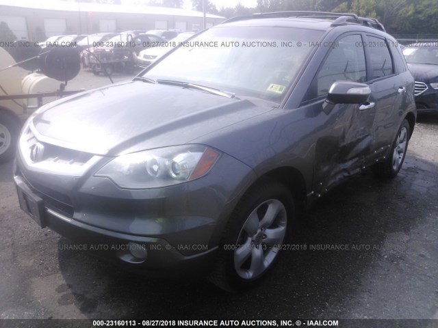 5J8TB18519A008243 - 2009 ACURA RDX TECHNOLOGY GRAY photo 2