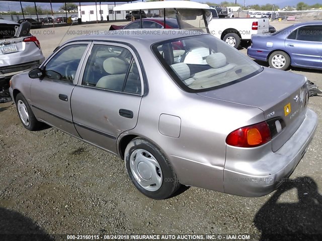 1NXBR12E4XZ256900 - 1999 TOYOTA COROLLA VE/CE/LE 香槟色 照片 3