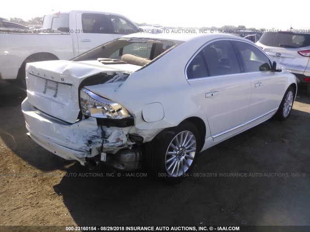 YV1952AS9C1162612 - 2012 VOLVO S80 3.2 WHITE photo 4