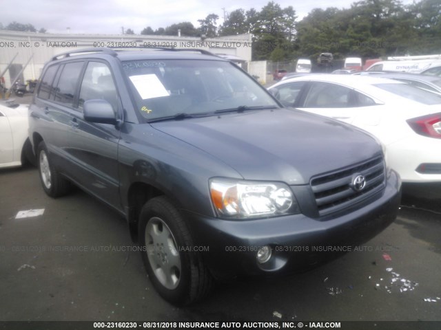 JTEEP21A650089130 - 2005 TOYOTA HIGHLANDER LIMITED BLUE photo 1