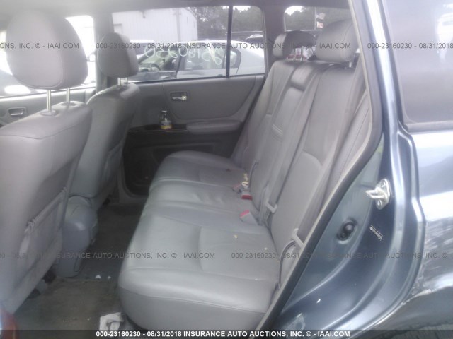 JTEEP21A650089130 - 2005 TOYOTA HIGHLANDER LIMITED BLUE photo 8