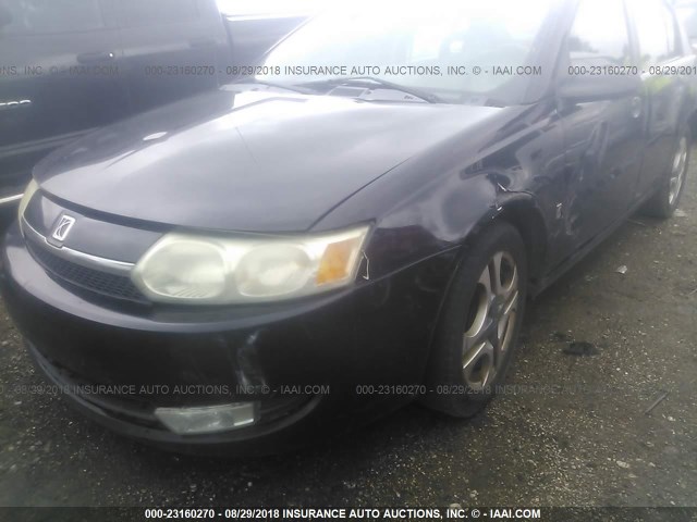 1G8AL52F54Z190433 - 2004 SATURN ION LEVEL 3 BLACK photo 6