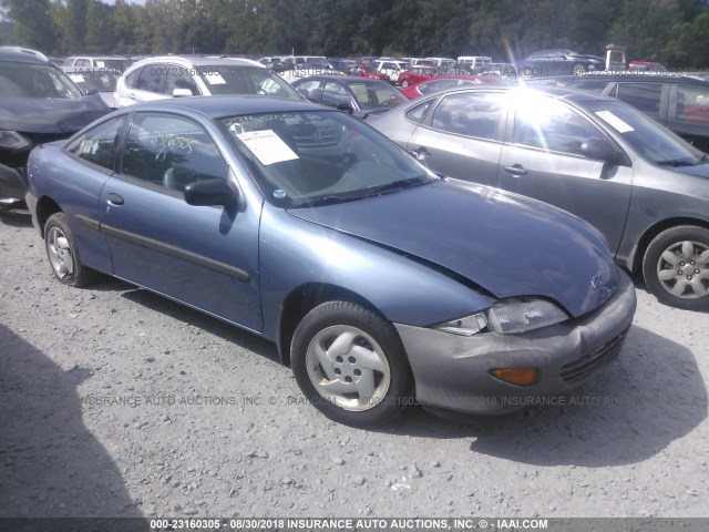 1G1JC124XV7322587 - 1997 CHEVROLET CAVALIER RS BLUE photo 1